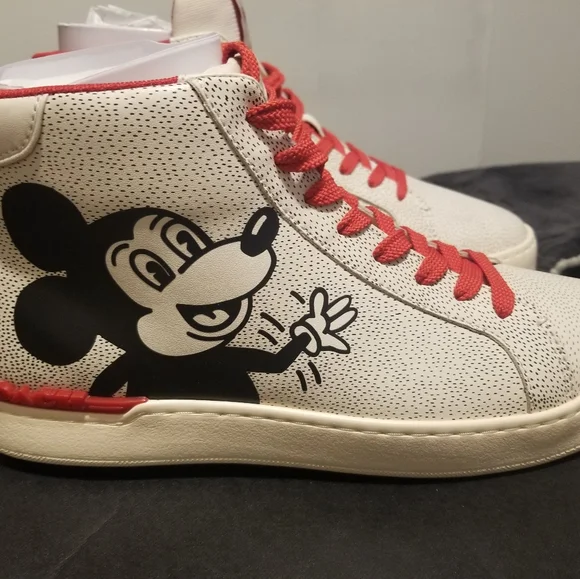 Coach Disney Mickey X Keith Haring Sneakers - Picture 3 of 7